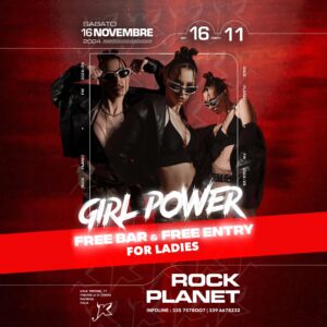 Girl Power al Rock Planet di Cervia. 16 Novembre 2024