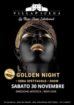 Golden Night Villa Picena Colli del Tronto. 30 Novembre 2024