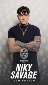 Niky Savage alla discoteca Brahma di Civitanova Marche. 27 Dicembre 2024