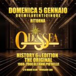 Odissea History the original alla Discoteca Miami di Monsano. 5 Gennaio 2025