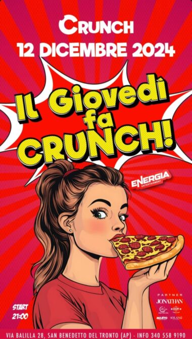 Giovedì 12 Dicembre 2024 al Crunch di San Benedetto