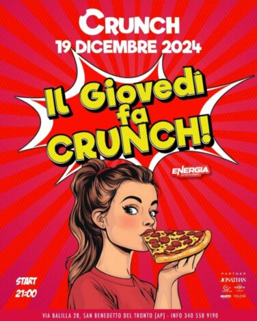 Giovedì 19 Dicembre 2024 al Crunch di San Benedetto