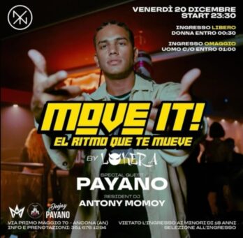 Move it del 20 Dicembre 2024 alla discoteca Nyx Ancona