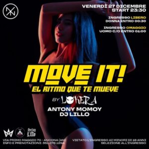 Move it del 27 Dicembre 2024 alla discoteca Nyx Ancona