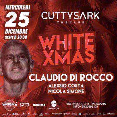 Natale con Claudio Di Rocco al Cutty Sark di Pescara. 25 Dicembre 2024