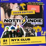 Notte indie del 21 Dicembre 2024 alla discoteca Nyx Ancona