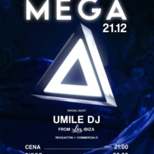 Umile dj ospite il 21 Dicembre 2024 alla discoteca Megà Pescara