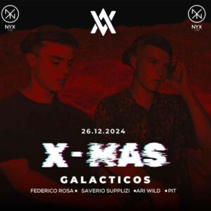 Xmas Galacticos del 26 Dicembre 2024 al Nyx Club Ancona