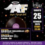 Angeli e Figli delle Stelle alla discoteca Byblos di Riccione. 25 Gennaio 2025