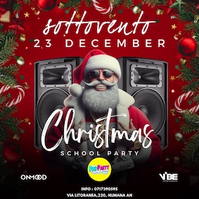 Christmas School Party al Sottovento di Numana. 23 Dicembre 2024