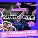 Epifania Notti Indie alla Discoteca Colosseo di Montecchio. 5 Gennaio 2025