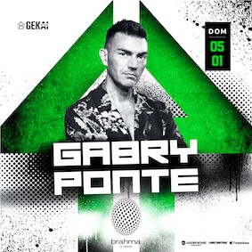 Gabry Ponte alla discoteca Brahma di Civitanova Marche. 5 Gennaio 2025