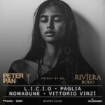 Riviera Boho alla Discoteca Peter Pan Riccione. 7 Febbraio 2025