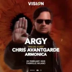 Argy alla discoteca Fabrique di Milano. 28 Febbraio 2025