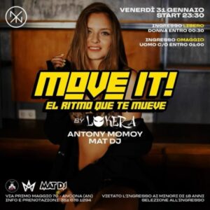 Move it del 31 Gennaio 2025 alla discoteca Nyx Ancona