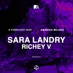 Sara Landry alla discoteca Amnesia di Milano. 8 Febbraio 2025