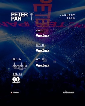 Clorophilla grand opening alla Discoteca Peter Pan Riccione. 24 Gennaio 2025