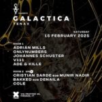 Galactica discoteca Tenax Firenze. 15 Febbraio 2025