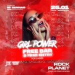 Girl Power alla discoteca Rock Planet Cervia. 25 Gennaio 2025