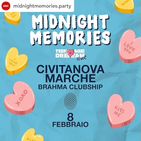 Midnight Memories alla discoteca Brahma di Civitanova. 8 Febbraio 2025