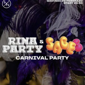 Carnival party del 20 Febbraio 2025 alla discoteca Nyx Ancona