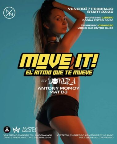 Move it del 7 Febbraio 2025 alla discoteca Nyx Ancona