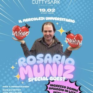 Rosario Muniz al Cutty Sark di Pescara. 19 Febbraio 2025