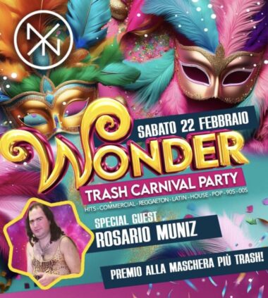 Wonder Carnival 2025 alla discoteca Nyx Ancona