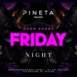 Anteprima Festa della Donna alla discoteca Pineta Milano. 7 Marzo 2025