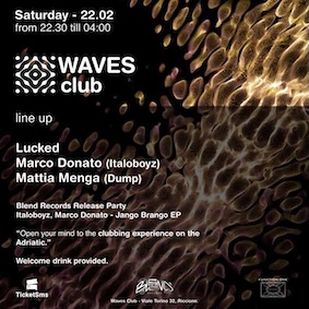 Apertura Waves Club Riccione. 22 Febbraio 2025