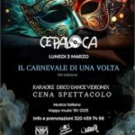 Carnevale al ristorante La Cipolla D’Oro. 3 Marzo 2025