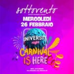 Carnevale universitario al Sottovento di Numana. 26 Febbraio 2025