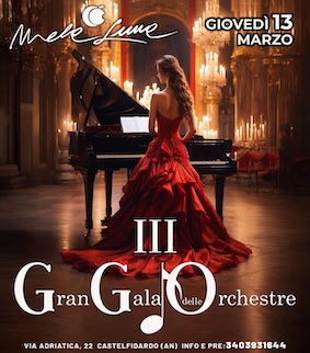 Gran gala delle orchestre al Melaluna di Castelfidardo. 13 Febbraio 2025