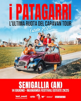 I Patagarri in concerto al Mamamia di Senigallia. 14 Giugno 2025