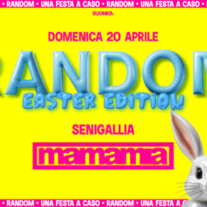 Random di Pasqua alla discoteca Mamamia di Senigallia. 20 Aprile 2025