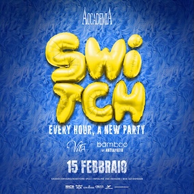 Switch alla discoteca Accademia di Sassocorvaro. 15 Febbraio 2025