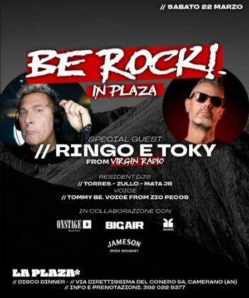 Ringo e Toky alla discoteca La Plaza Ancona. 22 Marzo 2025