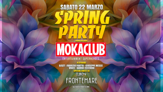 Spring party al Frontemare di Rimini. 22 Marzo 2025