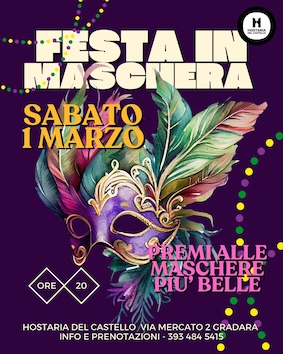 Carnevale Hostaria del Castello Gradara. 1 Marzo 2025