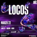 Locos alla discoteca Living di Riccione. 22 Marzo 2025