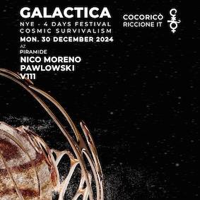 Capodanno Cocoricò Riccione, Galactica secondo giorno. 30 Dicembre 2024