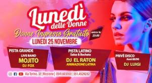 Mojito live band alla discoteca Bollicine di Riccione. 25 Novembre 2024