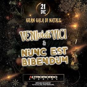 Gran gala di Natale alla discoteca Altromondo Rimini. 21 Dicembre 2024