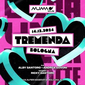 Numa Club Bologna sabato 14 dicembre 2024 festa Tremenda