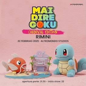 Mai Dire Goku Carnival Edition alla discoteca Altro Mondo di Rimini. 22 Febbraio 2025