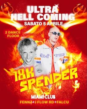 Spender e 18K alla Discoteca Miami di Monsano. 5 Aprile 2025