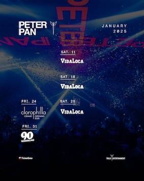 Clorophilla grand opening alla Discoteca Peter Pan Riccione. 24 Gennaio 2025