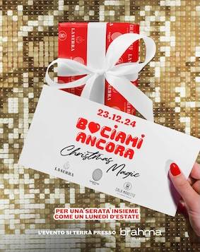 Baciami Ancora Christmas Magic alla discoteca Brahma di Civitanova Marche. 23 Dicembre 2024