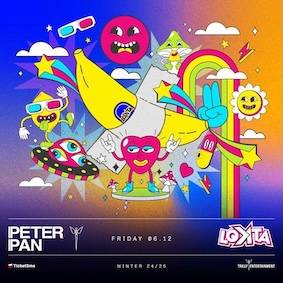 Lokita alla discoteca Peter Pan Riccione. 6 Dicembre 2024