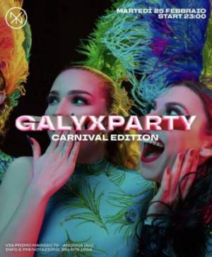 Galixparty del 25 Febbraio 2025 al Nyx Club Ancona